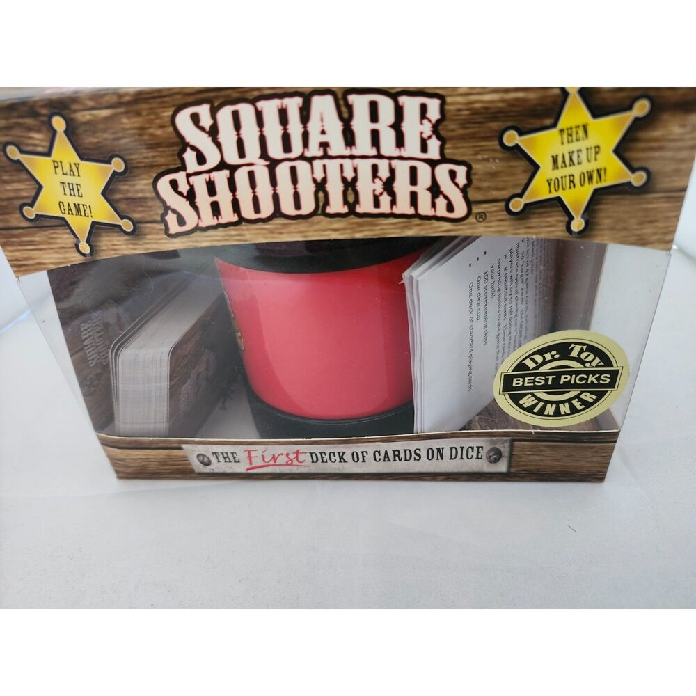 Square Shooters – The First Deck of Cards on Dice – Complete Game Set
